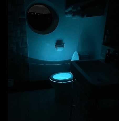Podświetlenie muszli klozetowej WC LAMPKA LED - czujnik ruchu