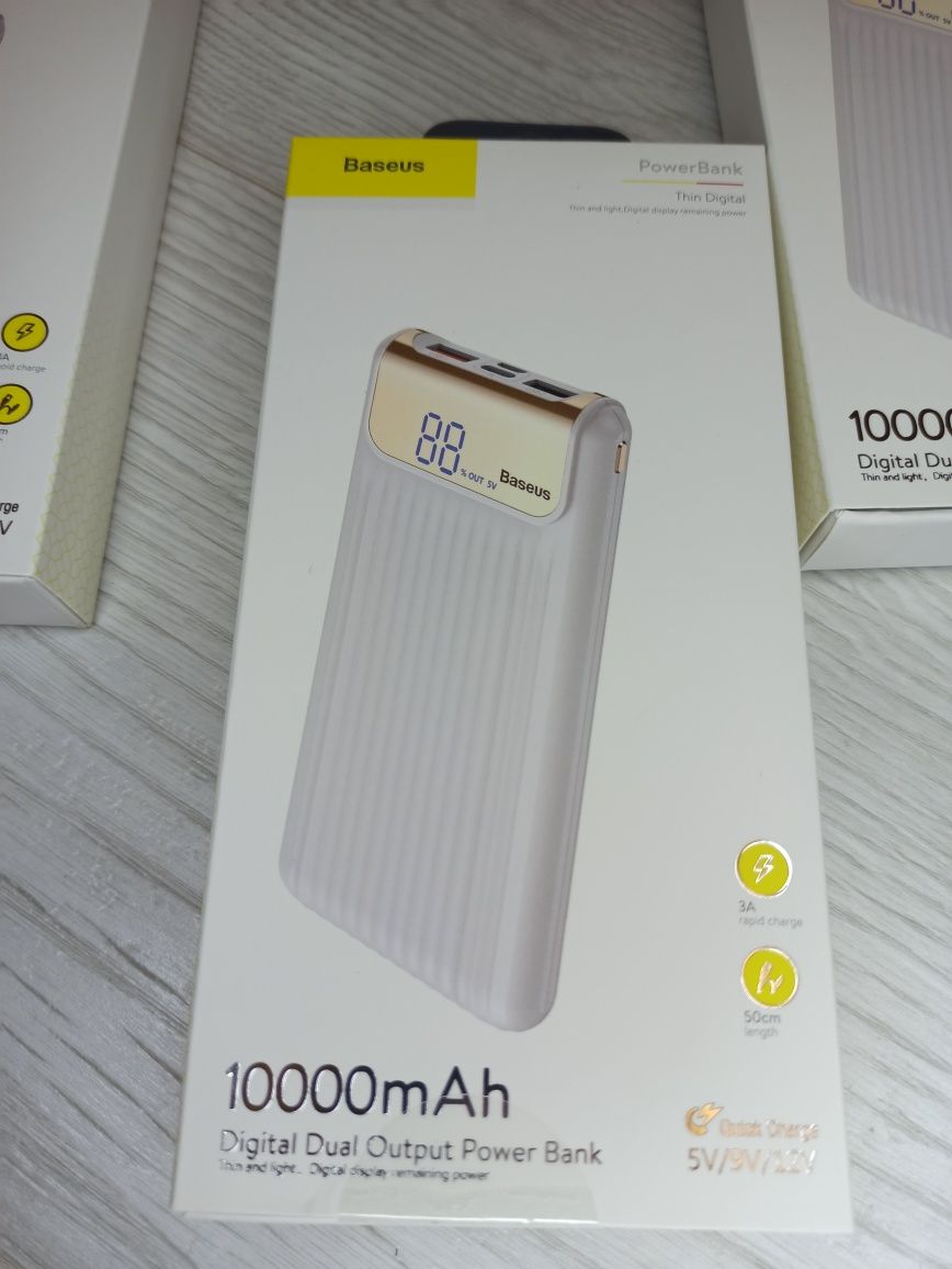 Baseus Thin 10000mah 20w PowerBank QuickCharge павербанк