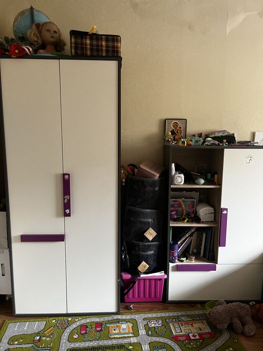 Шафа для одягу та шафа стелаж в дитячу БУ, ТМ АЛЕКС