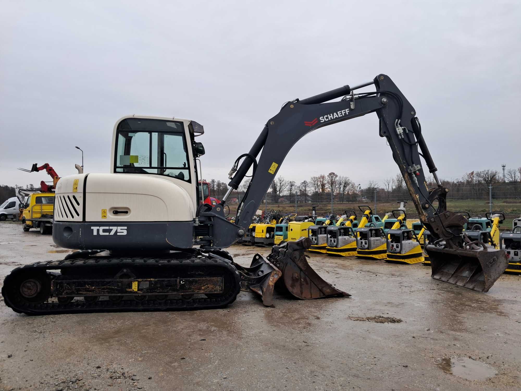 Minikoparka SCHAEFF TEREX TC 75 / 17r! / 7,5T / volvo ecr 88 yanmar
