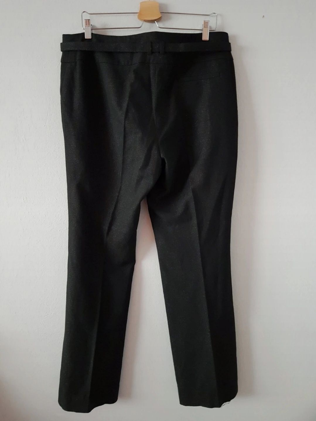 Czarne eleganckie długie spodnie