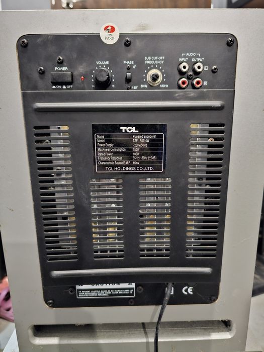 Subwoofer wielka kolumna TCL okazja! Cena ostateczna!