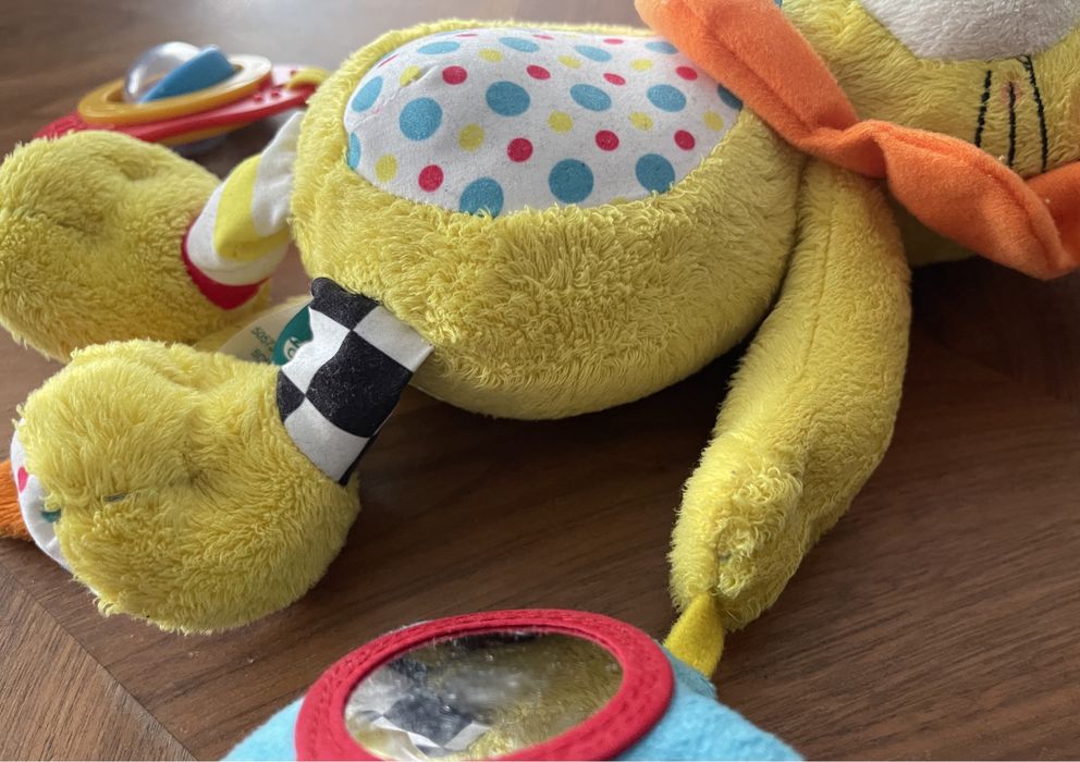 Zabawka niemowlęca zawieszka do wózka lew Carousel grzechotka wibruje