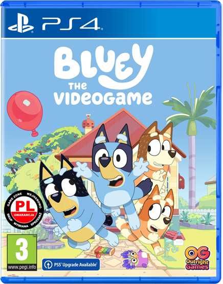 BLUEY The Videogame PS4 + Slim + Pro + PS5 = PŁYTA PL sklep Wejherowo