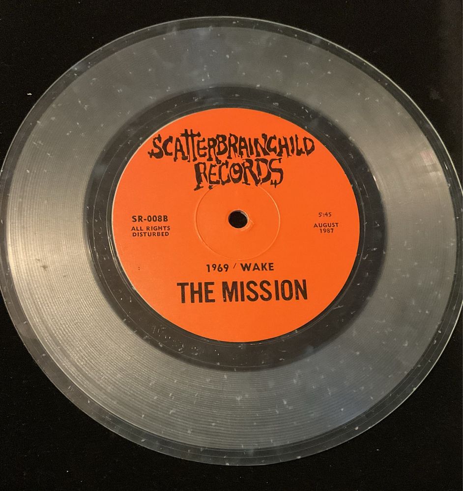 THE MISSION  CONFETTI 13/05/87  CALIFÓRNIA DEBUT vinil 7”