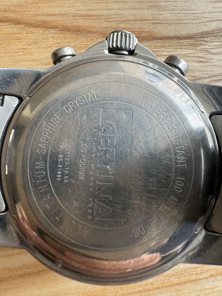 Часи CERTINA DS Podium ALL Titanium Sapphire Crystal