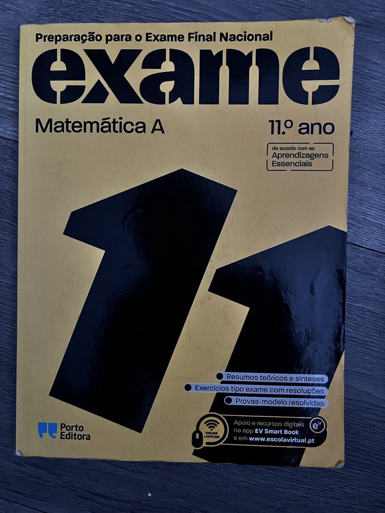 Livro preparação exame 11 ano matemática A