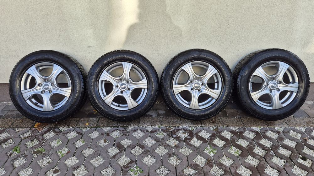 Koła felgi aluminiowe 16" 5x114,3 opony zimowe