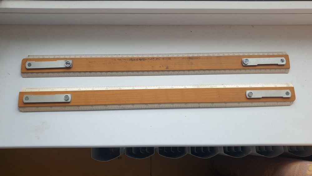 Линейка для кульмана 50см, масштаб 1:2