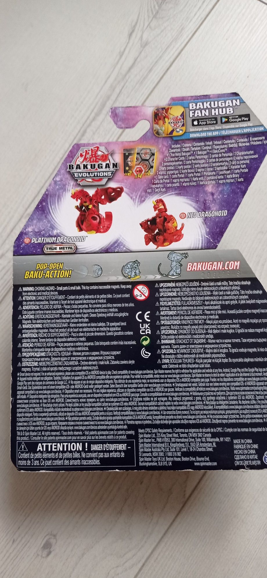 2 Bakugany - Bakugan evolution, Dragonoid Brawler Pack
