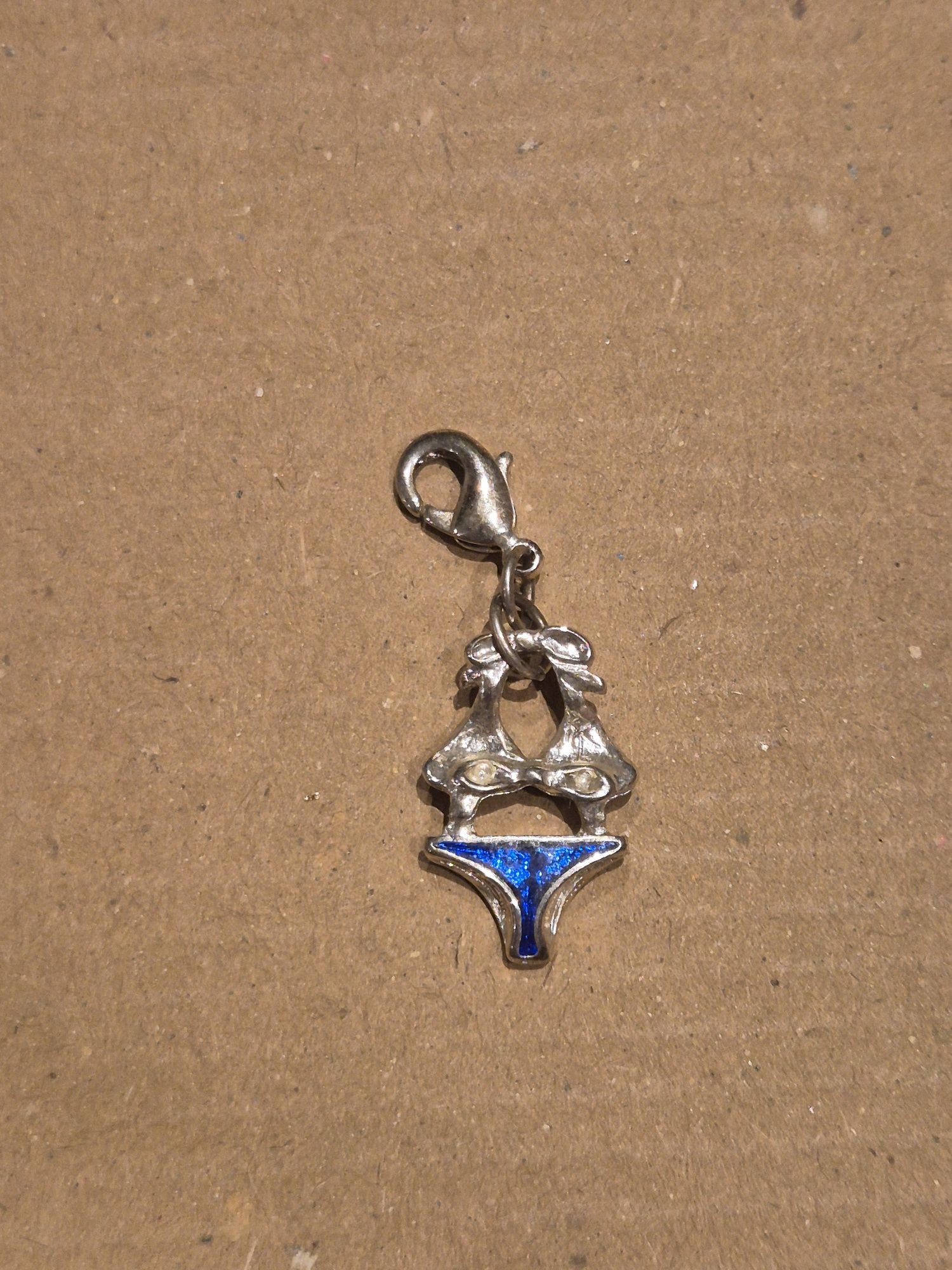 Charms do bransoletki niebieskie bikini
