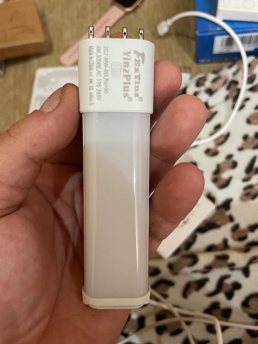 LED лампа 2G7 4W, 3000K