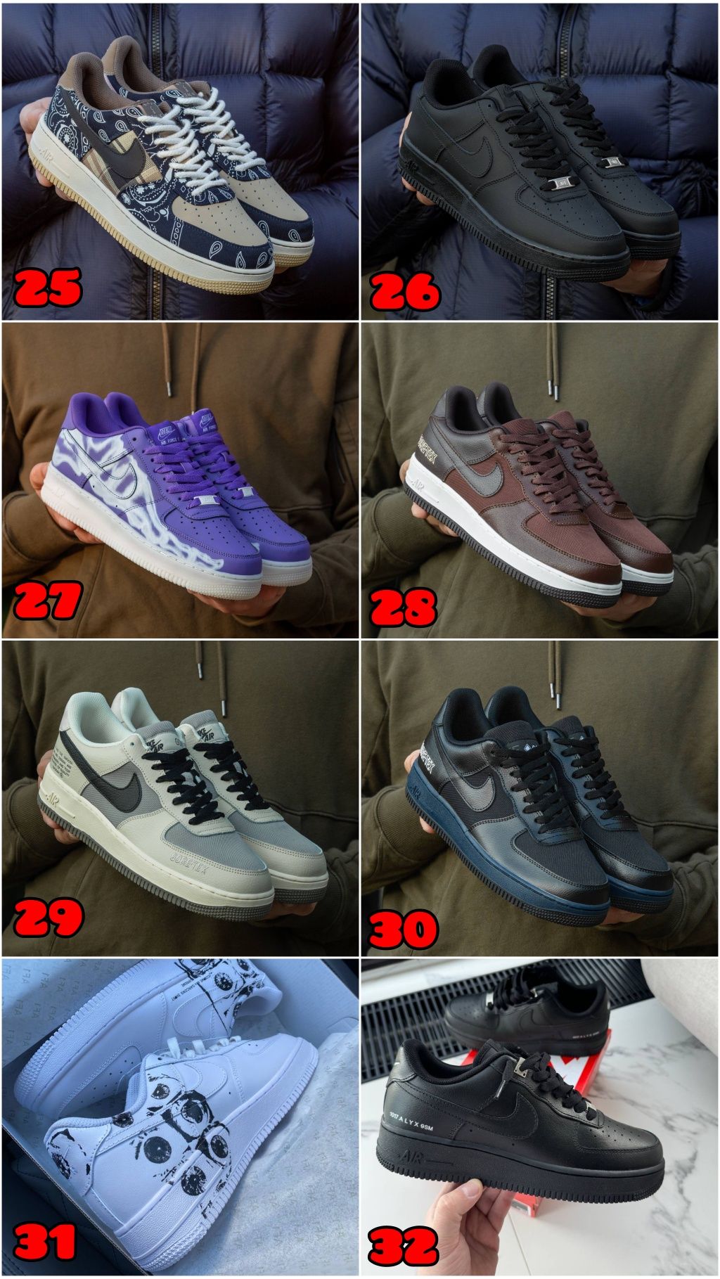 ВСІ КОЛЬОРИ‼️Кросівки Nike Air Force 1 /Gore-Tex, Термо/ 36-46,ПРЕМІУМ