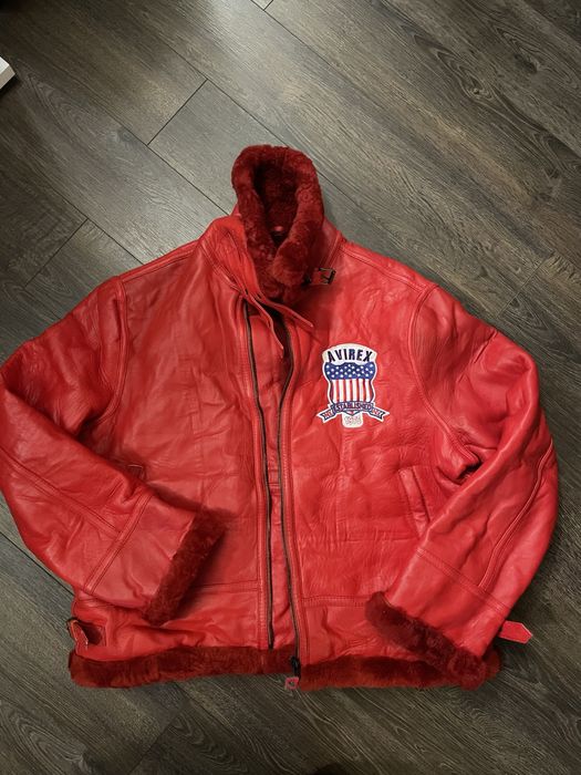 Avirex USA дубленка мужская
