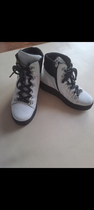 Buty skórzane ocieplane  rozmiar 37