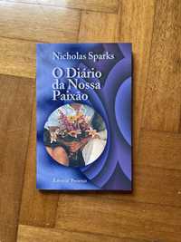 Livro: O Diário da Nossa Paixão de Nicholas Sparks