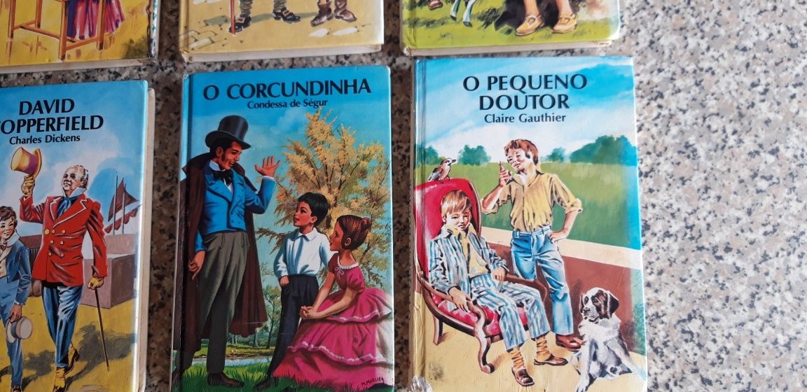Conjunto de 9 Livros Infantis Antigos Círculo de Leitores