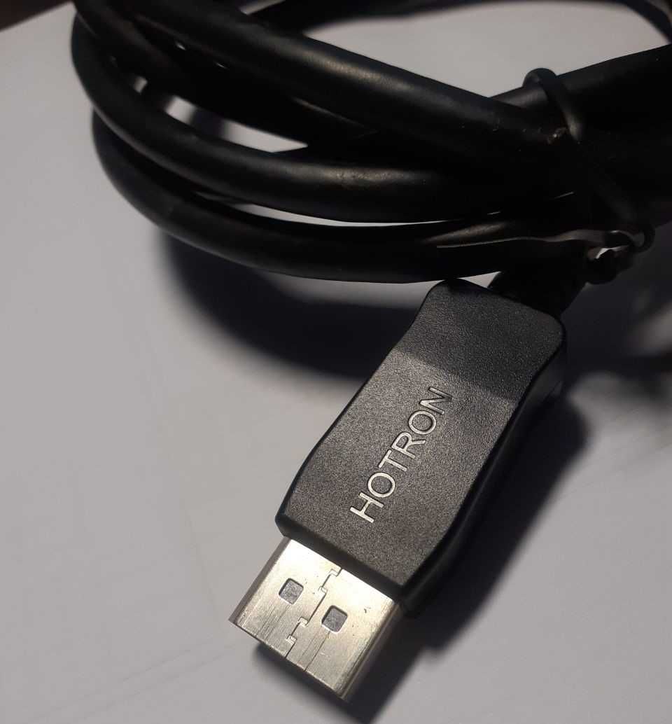 Кабель Hotron, Displayport, 1.8 m для монитора, телевизора.