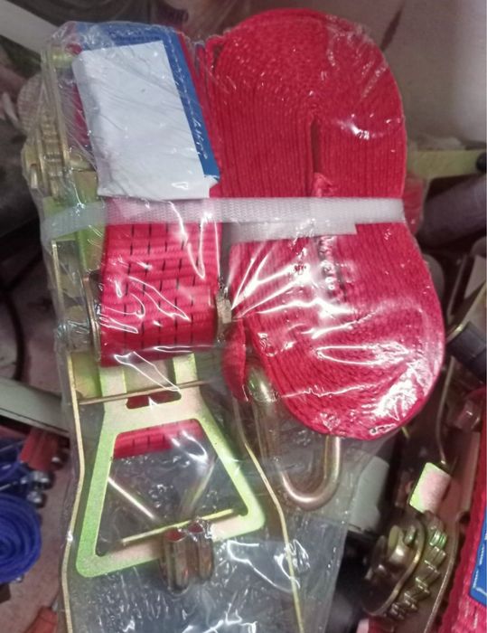 Стяжні ремині з посиленою тріщоткою