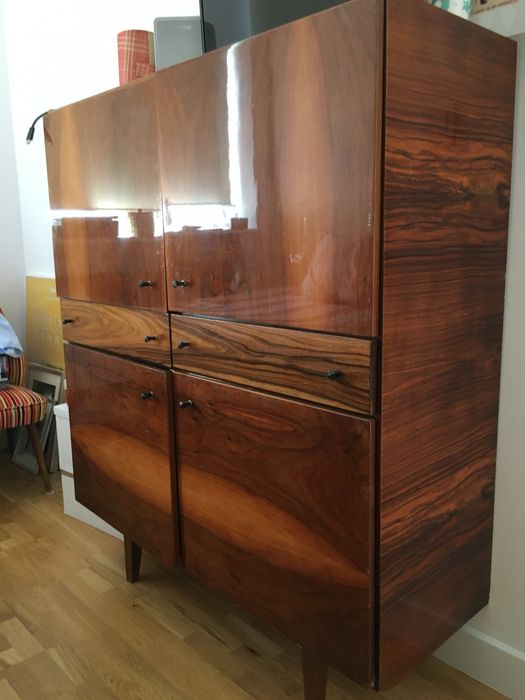 Wysoka, przepiekna komoda z lat 60