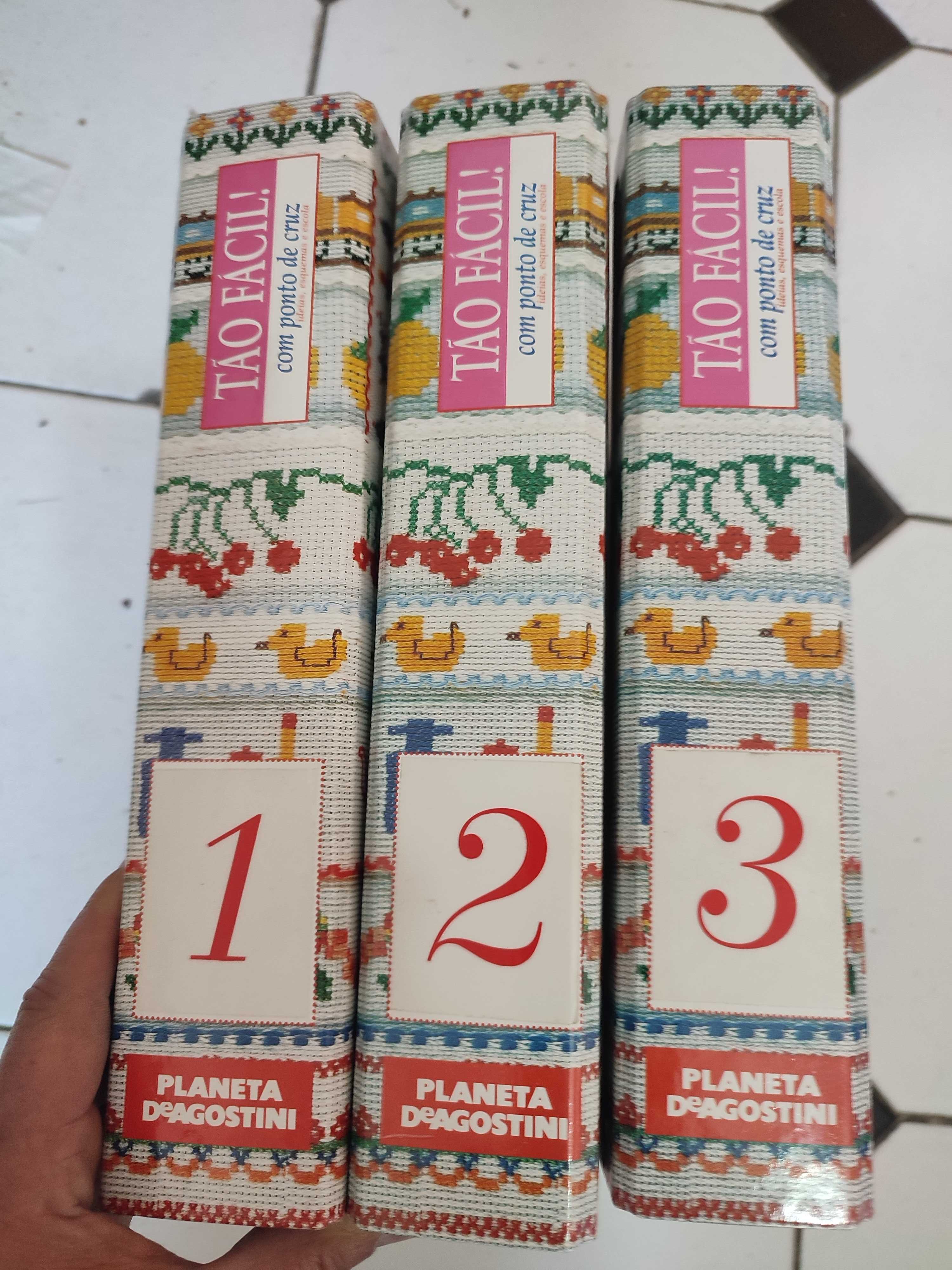 Coleção Tão Fácil Com Ponto Cruz - 3 Volumes