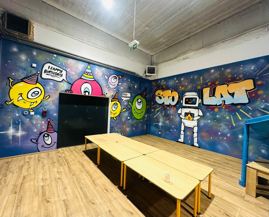Artystyczne Malowanie Ścian / Murale i Graffiti Wewnątrz i na Zewnątrz