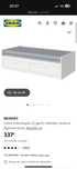 Cama ikea com colchao