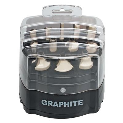 Frezy do drewna zestaw 12szt Graphite 57H210