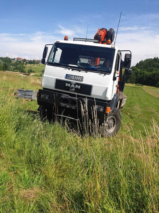 TerenowyMAN 4x4 HDS żuraw