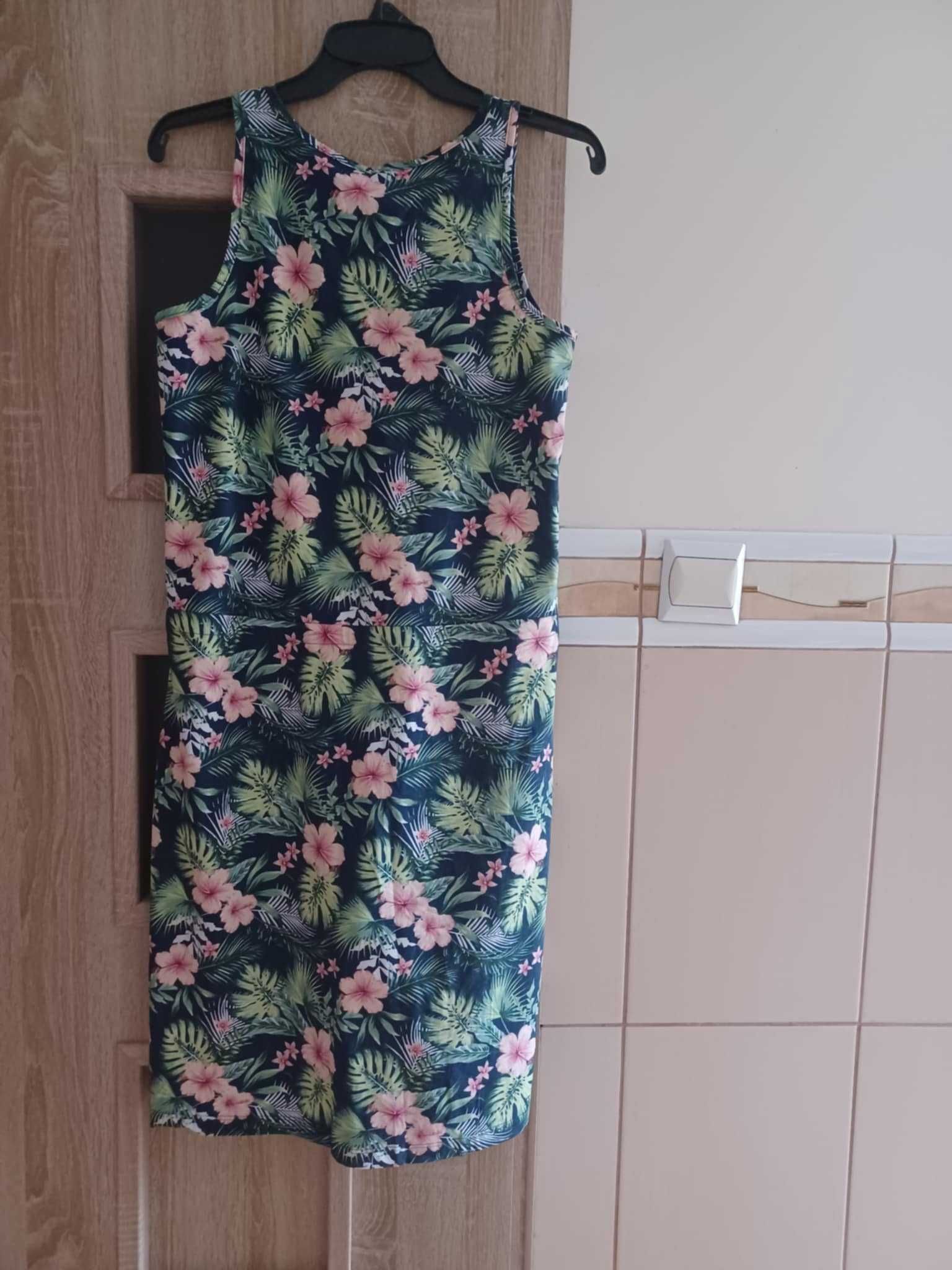 Śliczna sukienka damska w kwiaty