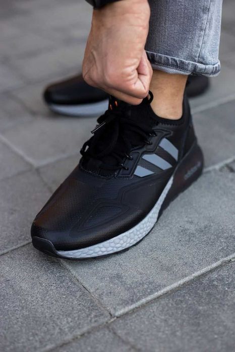 Кросівки Adidas ZX 2K Black/Grey premium
