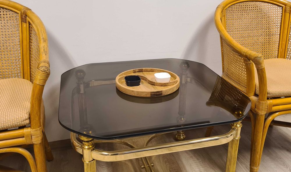 Taca okrągła Yin Yang - drewno bukowe