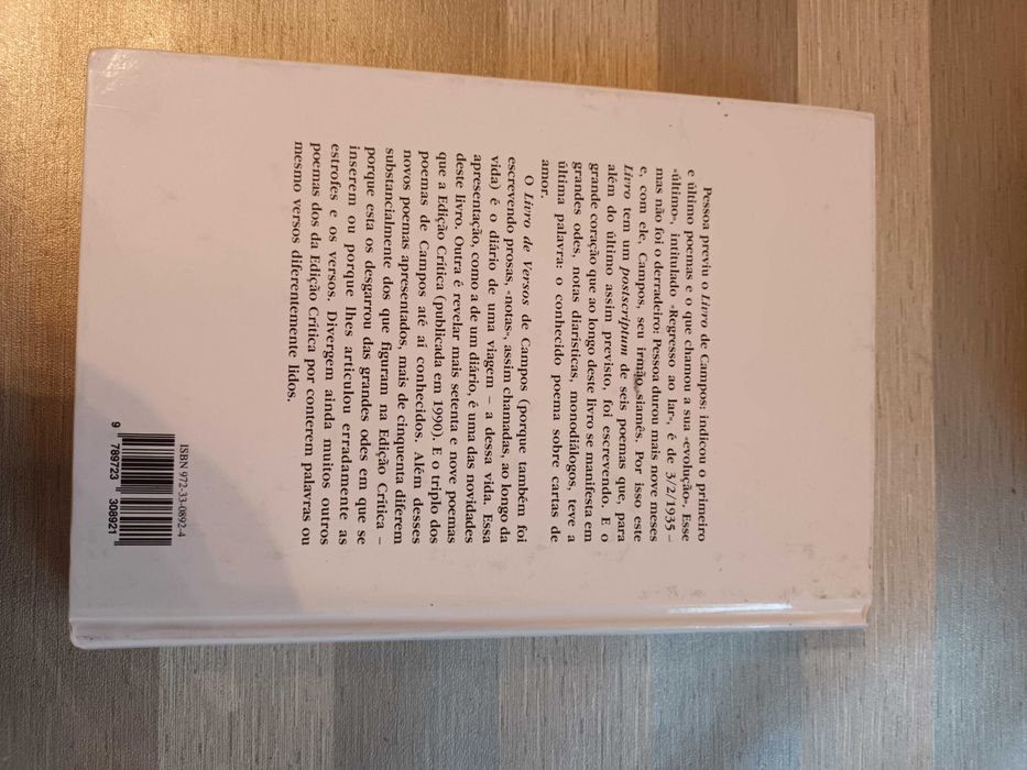 Álvaro de Campos - Livro de Versos