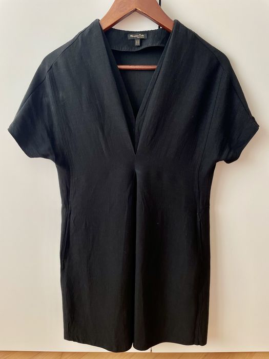 Massimo Dutti sukienka mała czarna