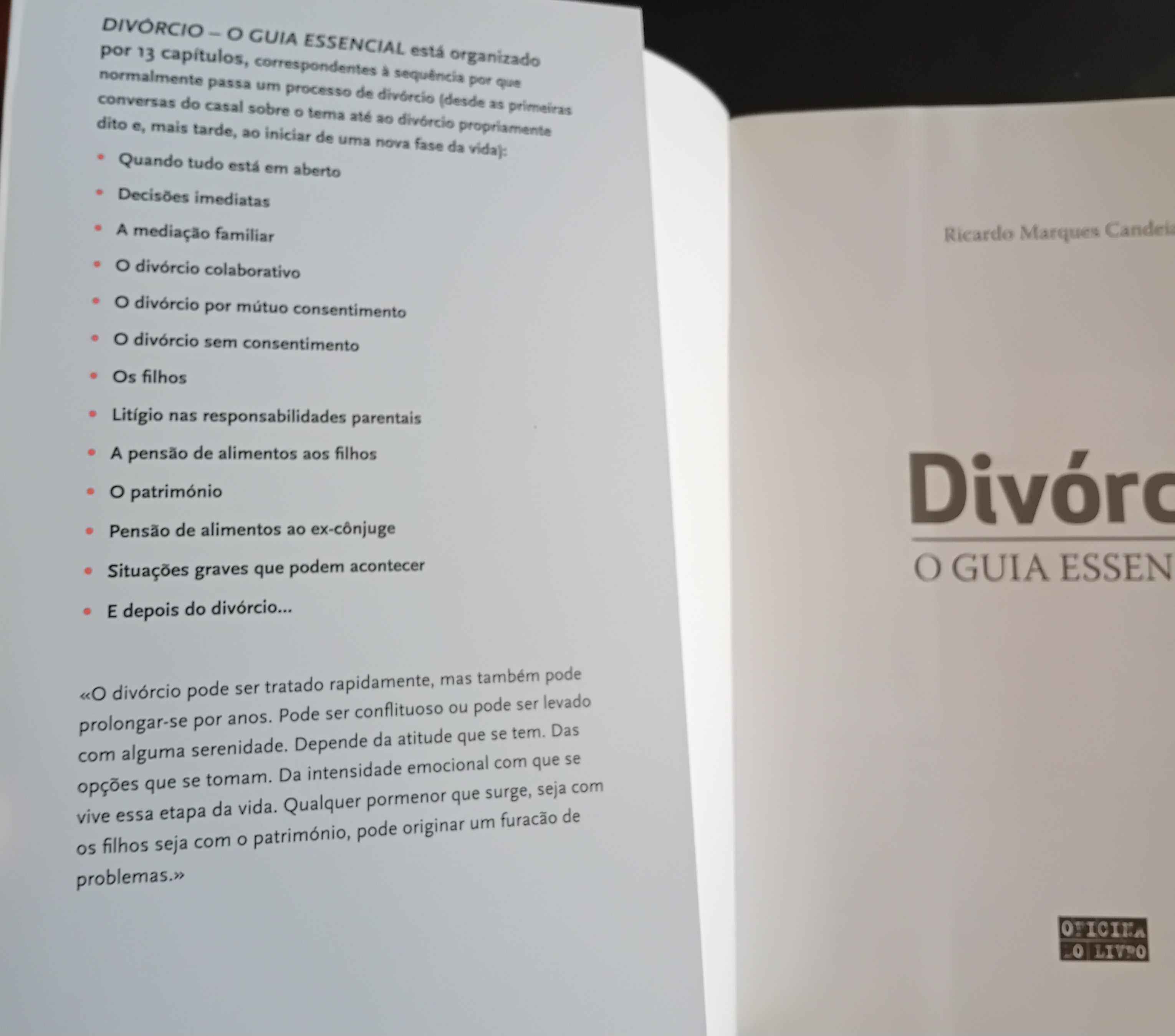 Livro "Divórcio: o guia essencial"