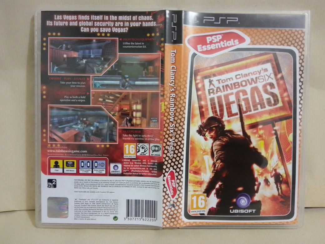 Jogo Tom Clancy's Rainbow Six - Vegas, para PlayStation Portable PSP
