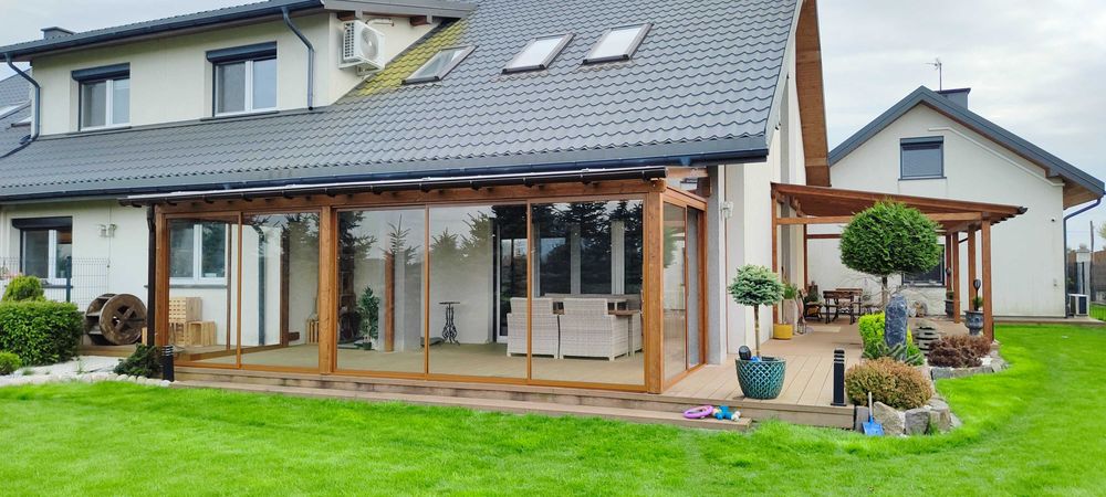 Zadaszenie tarasu  taras  wiata  altana pergola