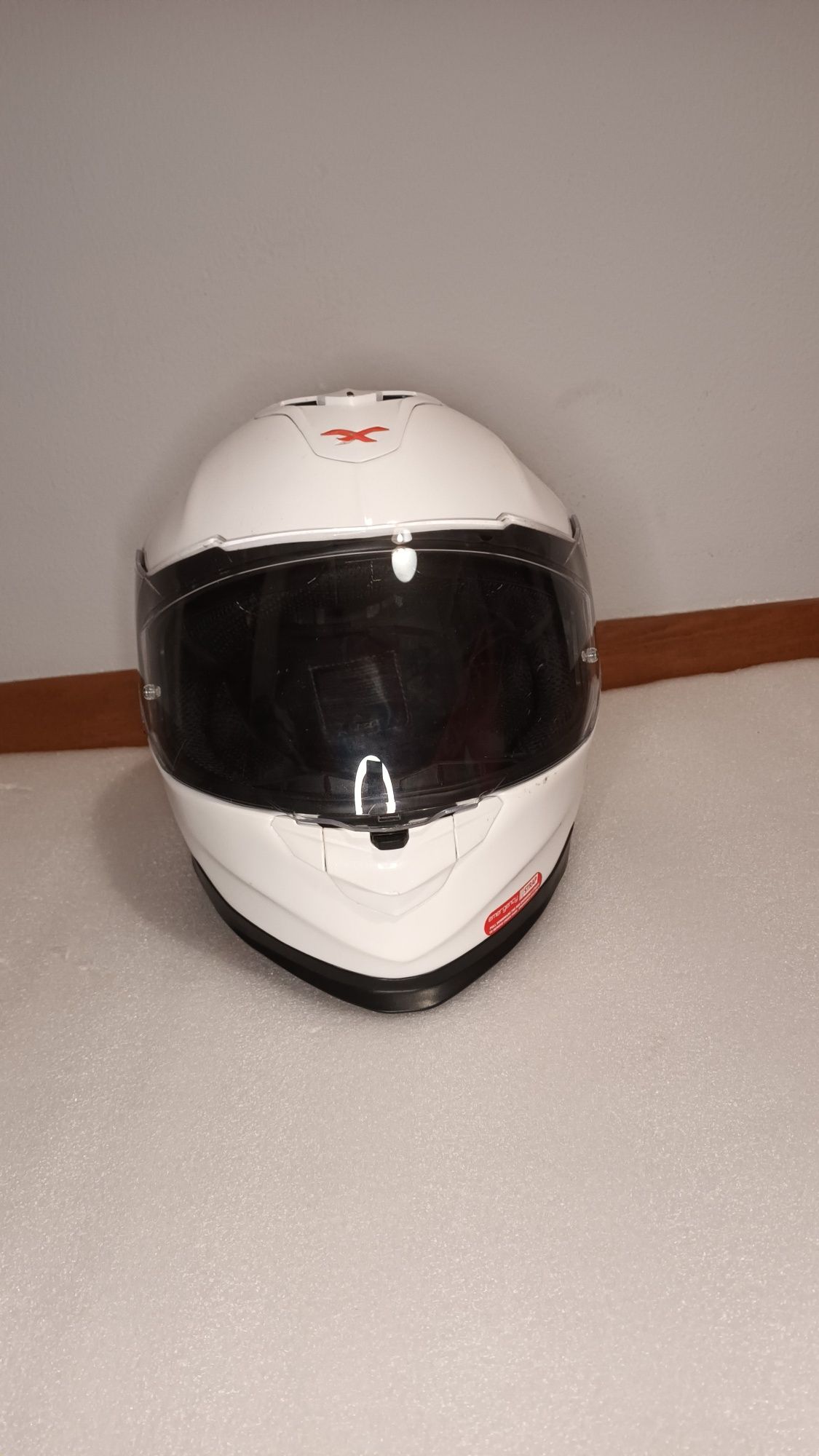 Capacete Nexx Branco + Saco Scorpion Exo