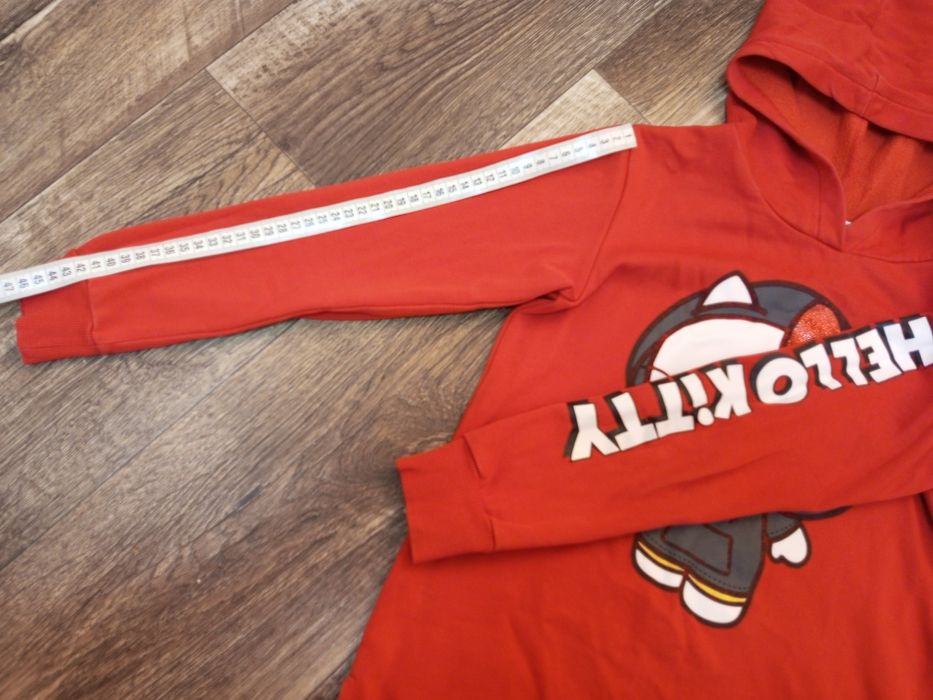 Набір: теплі джинси і кофтинка-реглан 140-146см