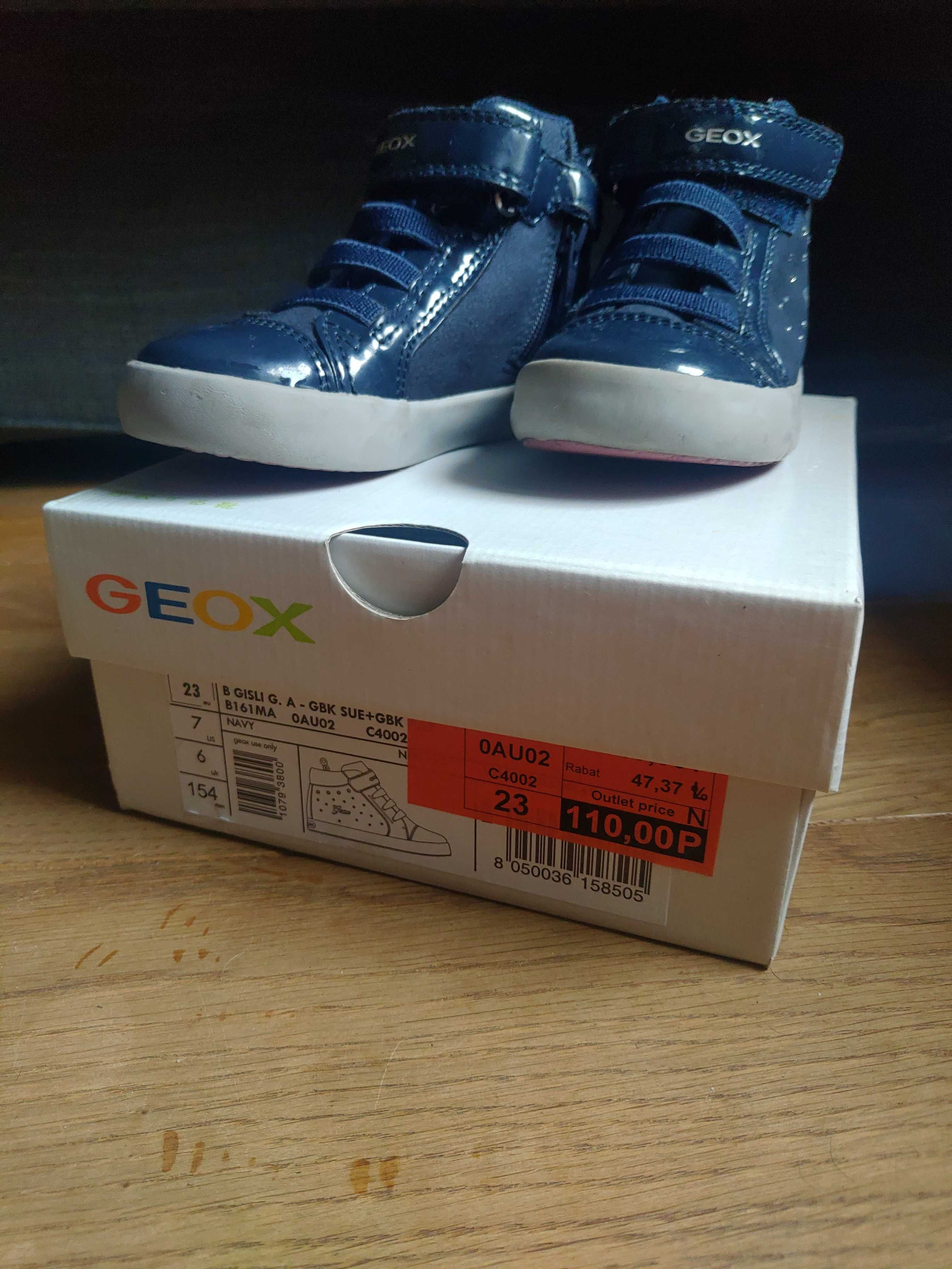 Botki sneakersy dziecięce wiosenne Geox 23