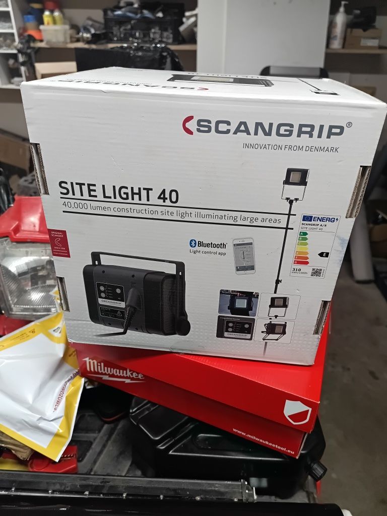 SCANGRIP Site Light 40 Halogen Lampa Budowlana 40000 LM 03.5268