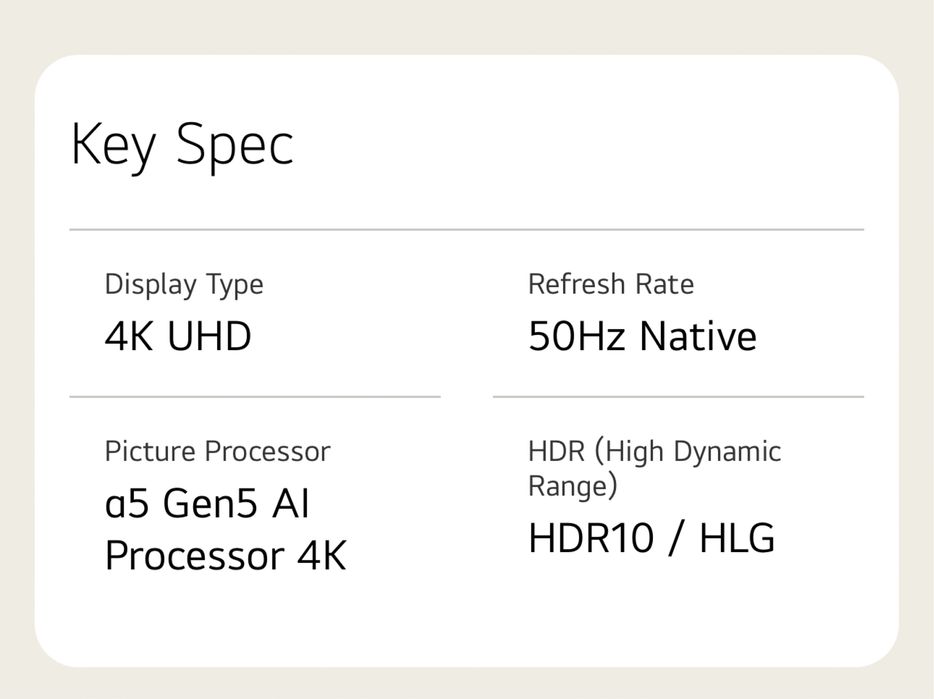 TV LG 55”  4K Ultra HD