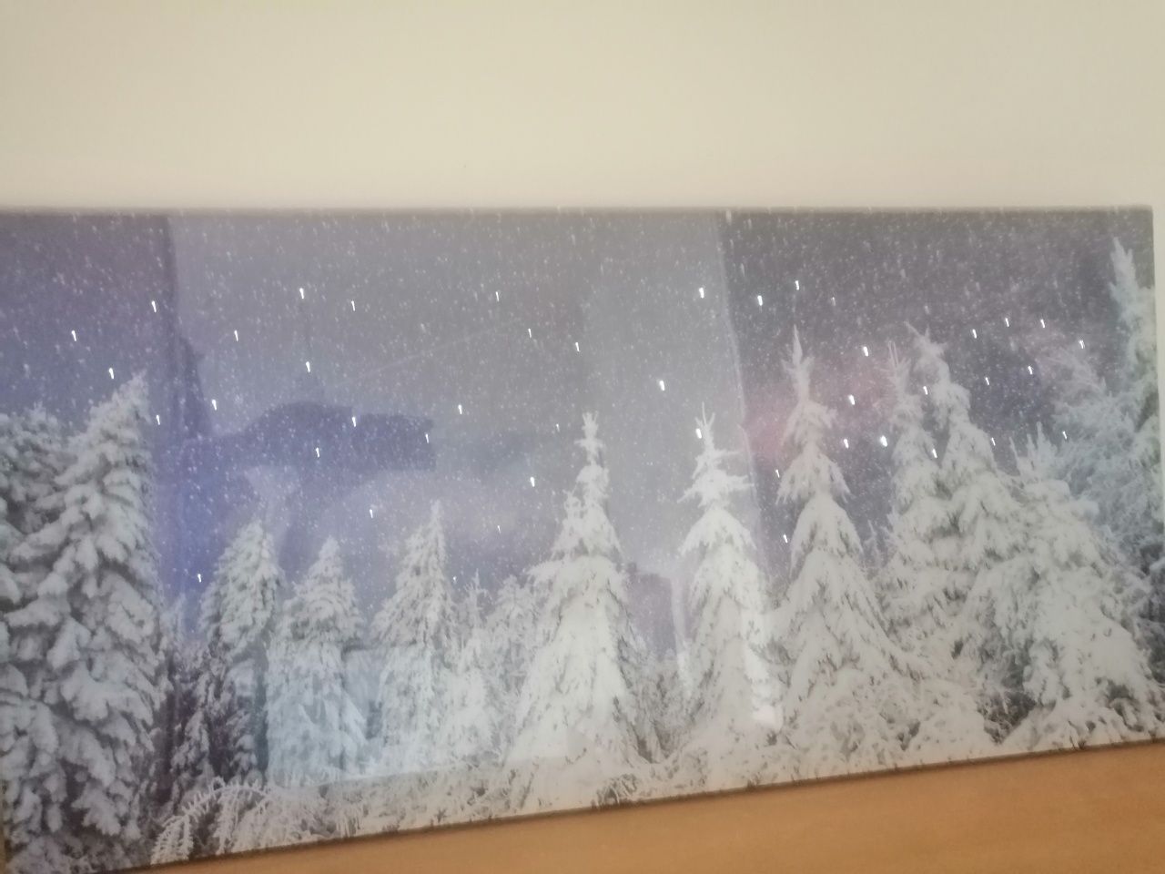 Nowy zafoliowany obraz LED 40cm x 80cm