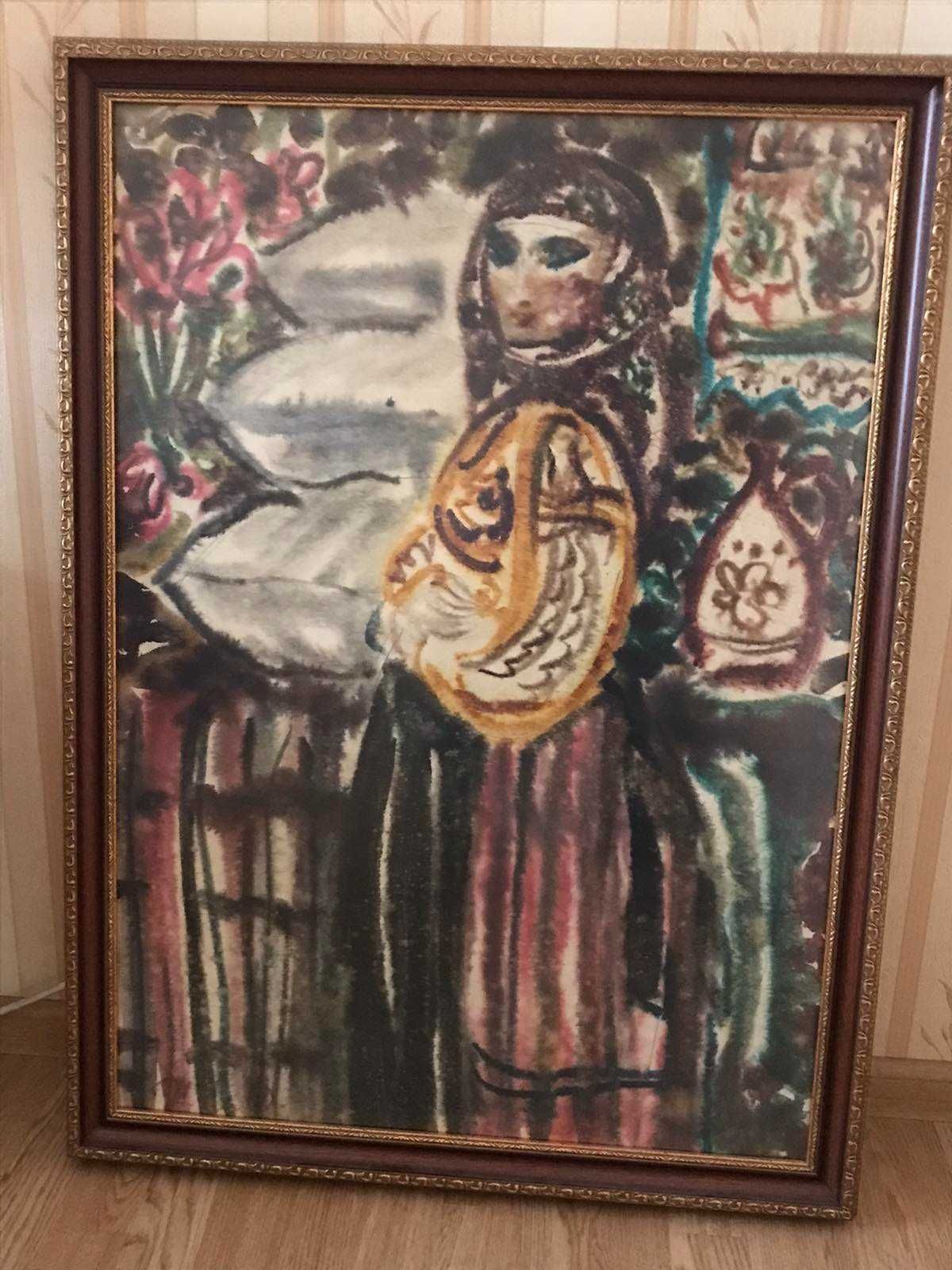 Картина Эдуарда Усова акварель 850 Х600