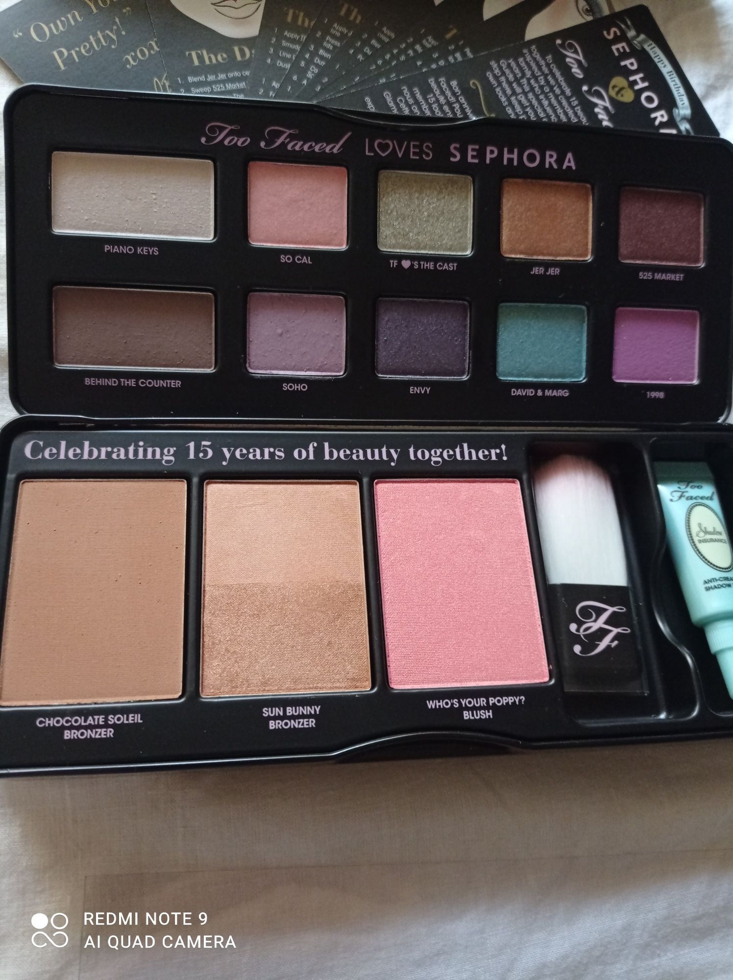 Paleta Too faced loves Sephora. Nova.