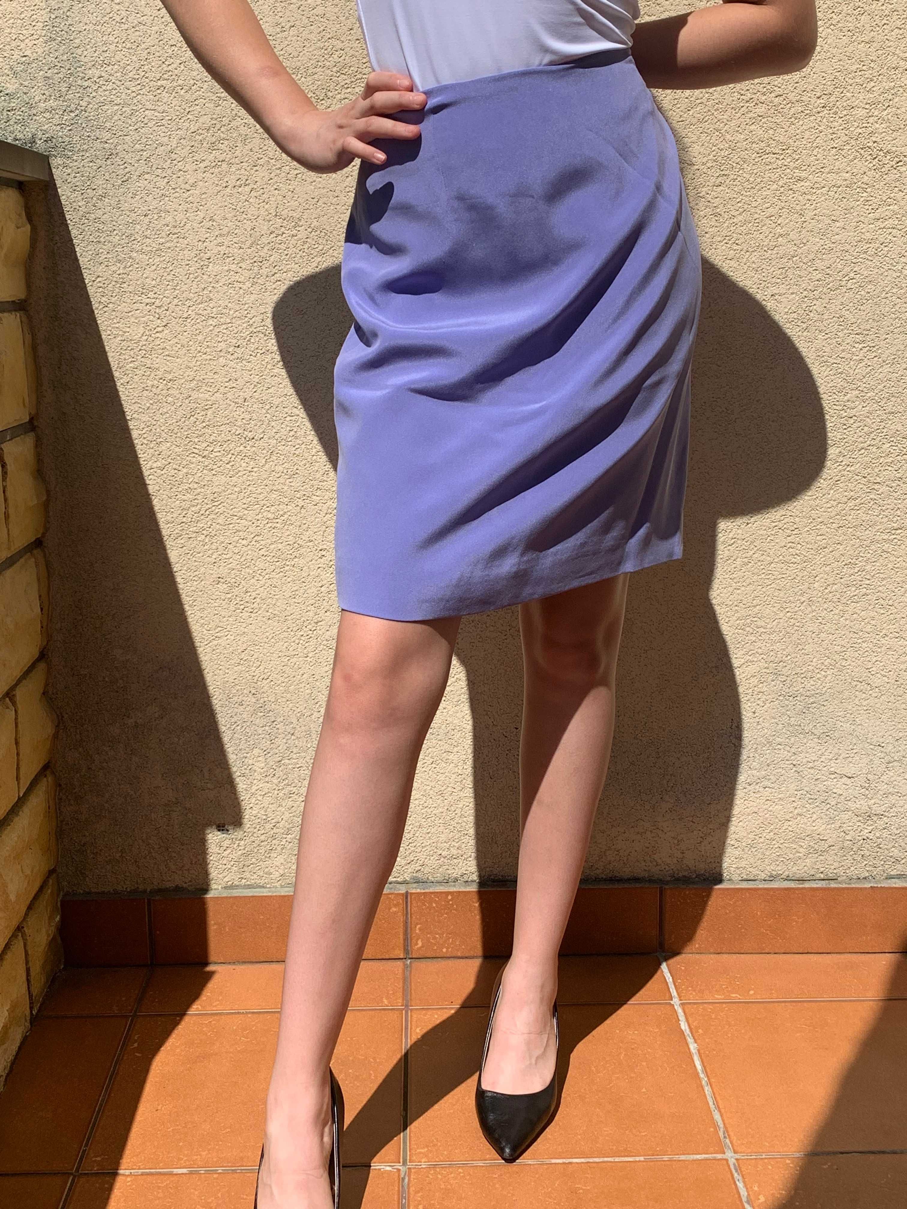 Fioletowa garsonka, 100 % jedwab, Jones New York Dress