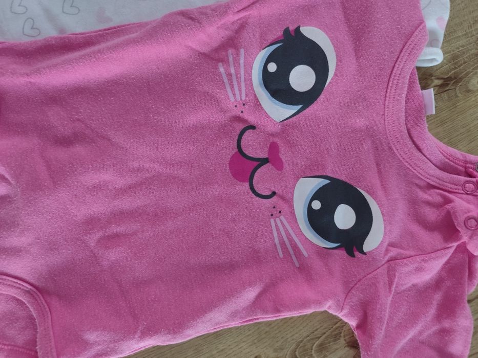 Body dziewczęce z krótkim rękawem rozmiar 86 Cool Club