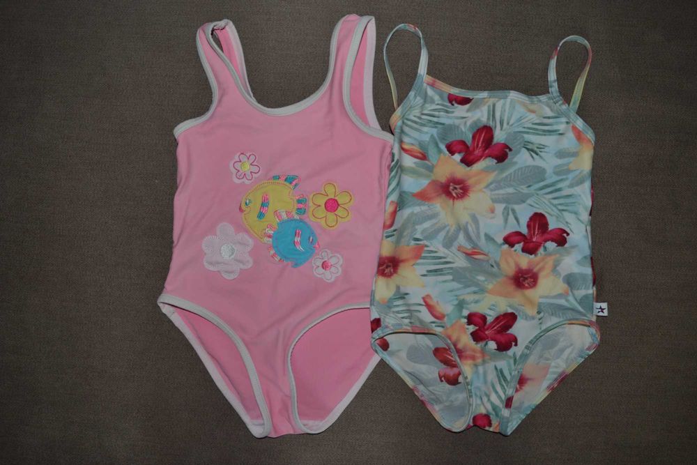 ZESTAW 98 104 -110 kostiumy kąpielowe 3 - 5 LAT Primark Tommy Hilfiger
