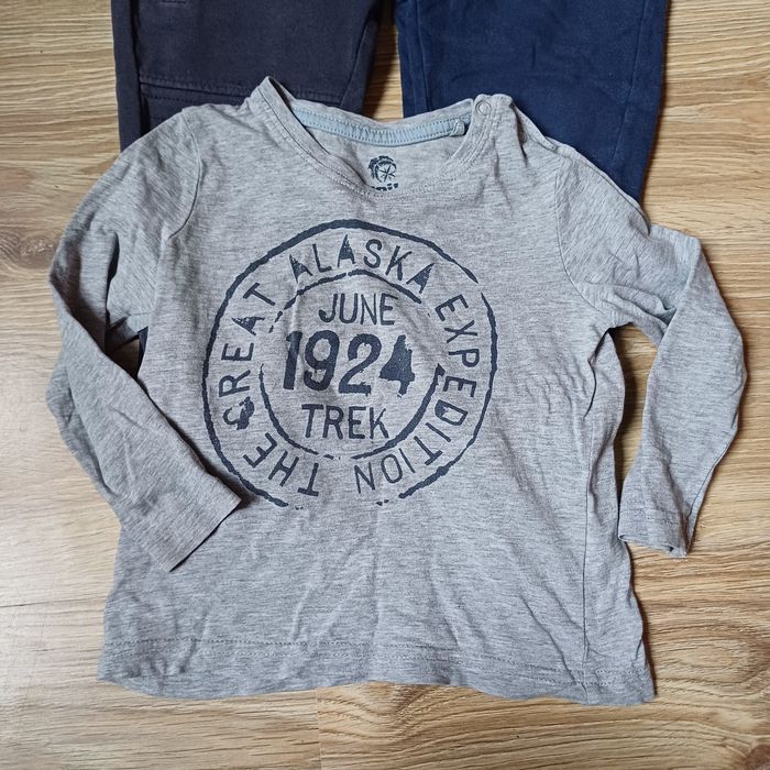 Spodnie dresy bluzka na rozmiar 86 dla chłopca