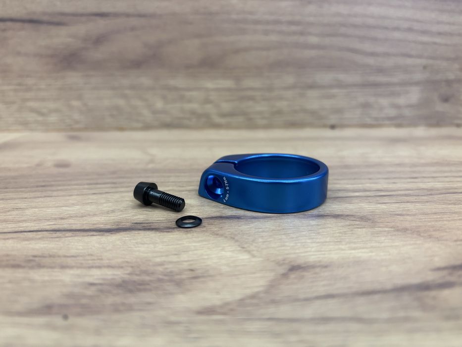 Zacisk sztycy canyon 30,9mm niebieski